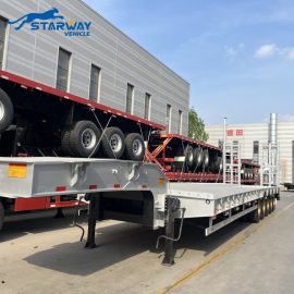 5 Axles 80 Tons Lowbed Trailer