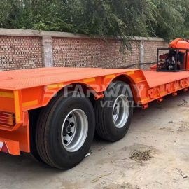 Removable Gooseneck Lowbed Trailer