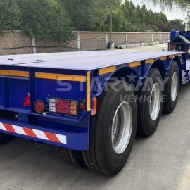 3 Axles Detachable Lowboy Semi Trailer