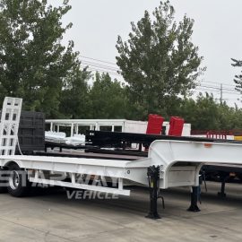 4-Axle Low Bed Semi Trailers For Sale