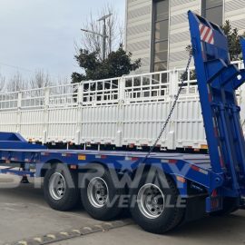Tri-axle 45Tons Low Bed Trailer